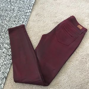 Faux leather jeans 👖